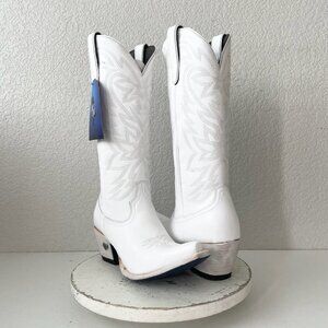 Lane MEGAN MORONEY Cowboy Boots Smokeshow Womens 11 White Western Cowgirl Tall